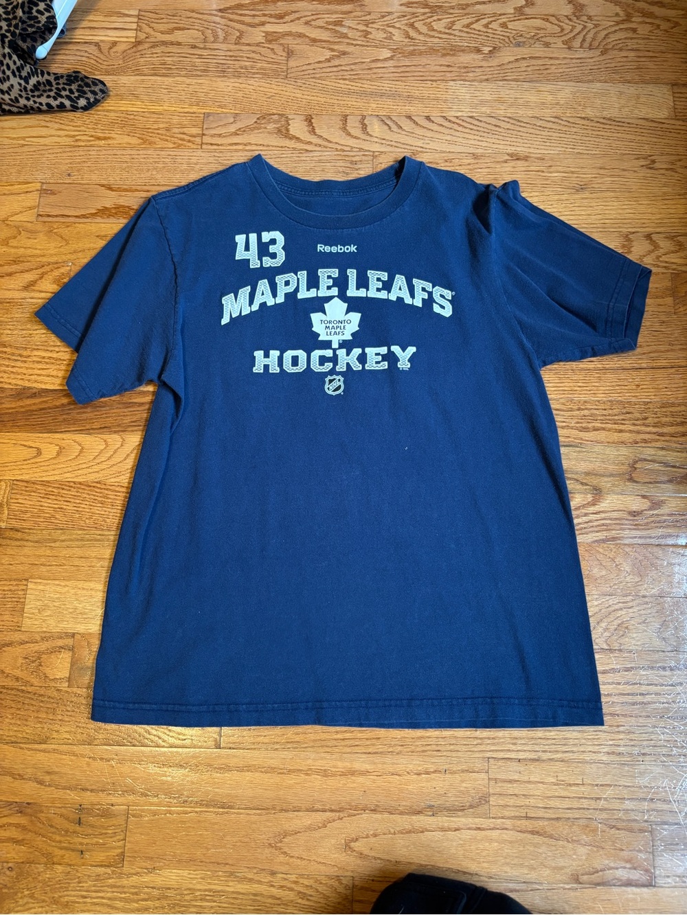 Reebok Navy Maple Leafs Hockey